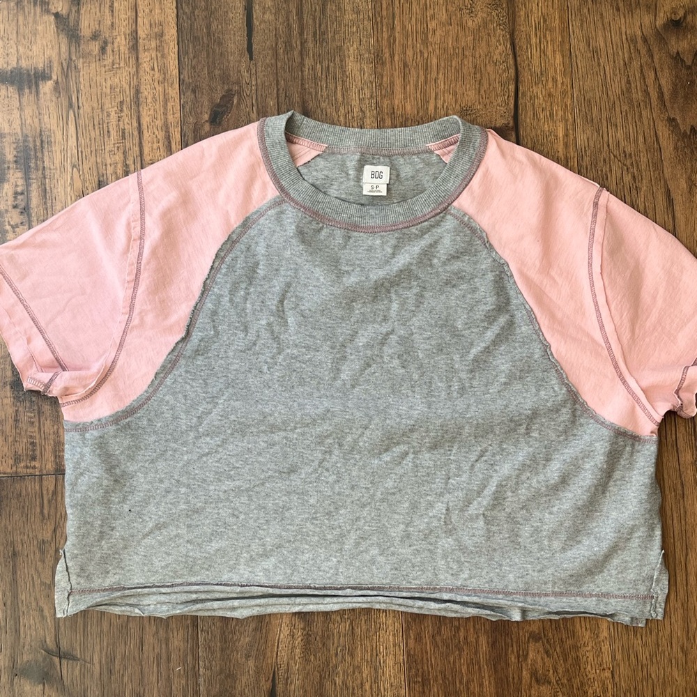 Urban outfitters multi colored crop top
